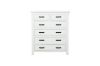 Picture of FRANCO 6-DRawer Solid NZ Pine Tallboy (White)