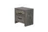 Picture of CROWN 2-Drawer Bedside Table (Grey)