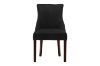 Picture of FRANKLIN Velvet Dining Chair with Solid Rubber Wood Legs (Black)