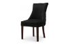 Picture of FRANKLIN Velvet Dining Chair with Solid Rubber Wood Legs (Black) - 2 Chairs in 1 Carton