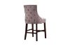 Picture of FRANKLIN Velvet Counter Chair Solid Rubber Wood Legs (Pink)