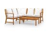 Picture of WATFORD Solid Acacia Wood Outdoor Lounge Corner Sofa Set 