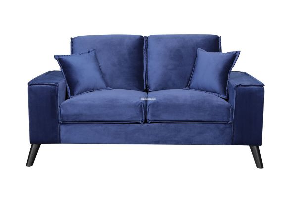 Picture of CALGARY Sofa Range (Blue Velvet) - 2 Seater