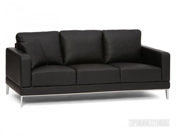 Picture of Eden Sofa Range in Black color - 3 Seater