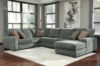 Picture of MIRA Sectional Sofa with Chaise (Grey) - Facing Right