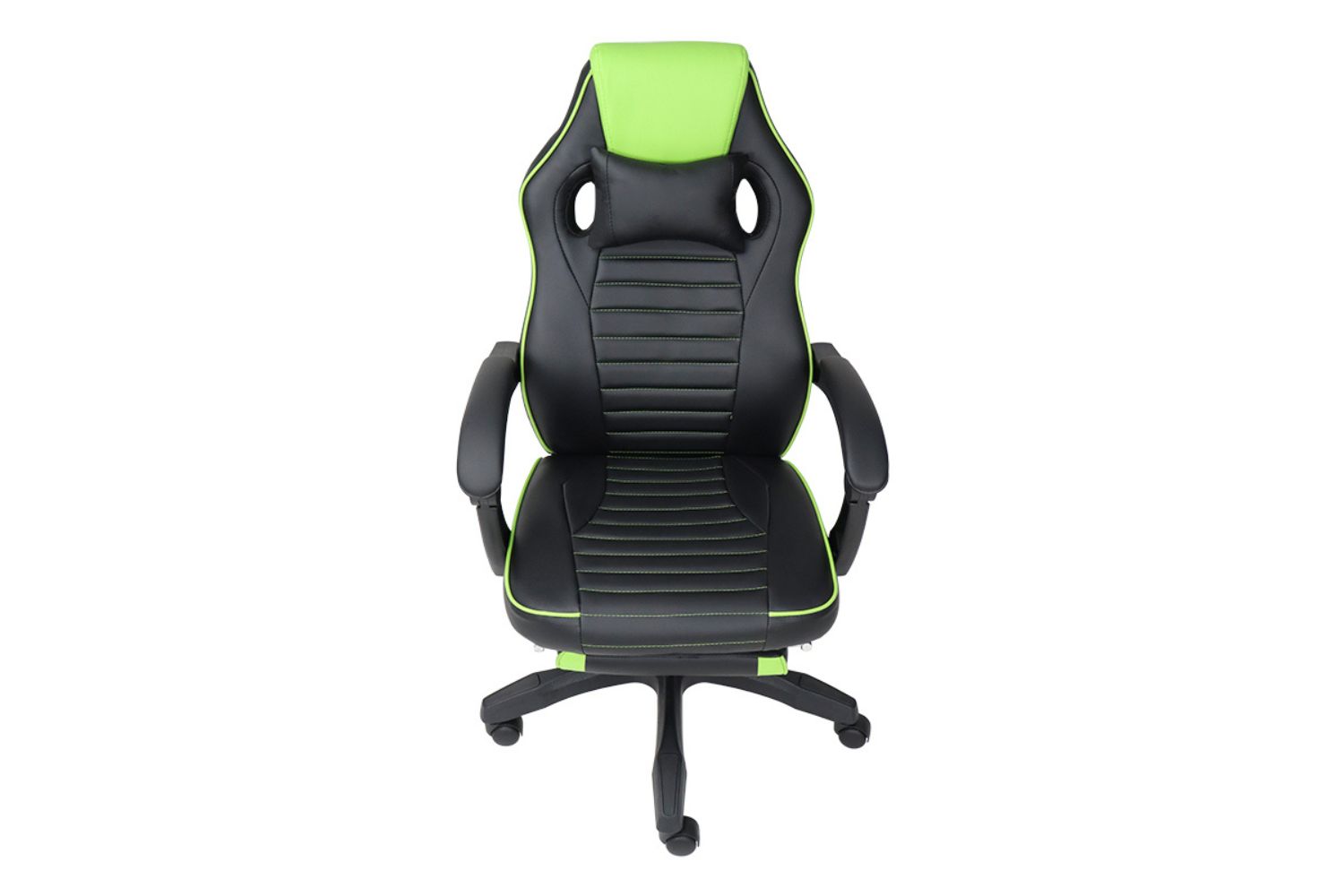 Zelda Gaming Chair With Footrest Green