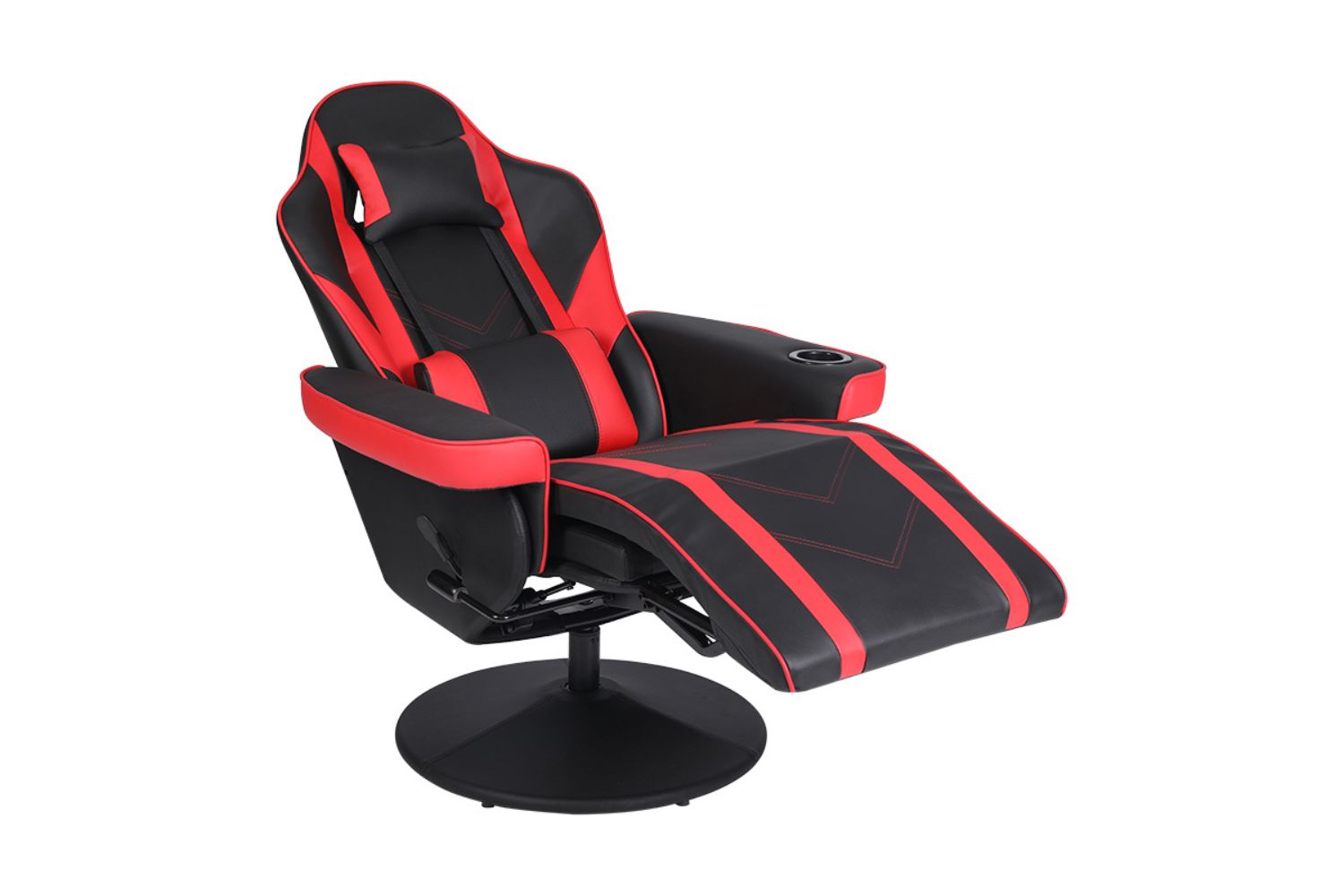 EVOLUTION 360-Degree Swivel Reclining Gaming Armchair (Red)