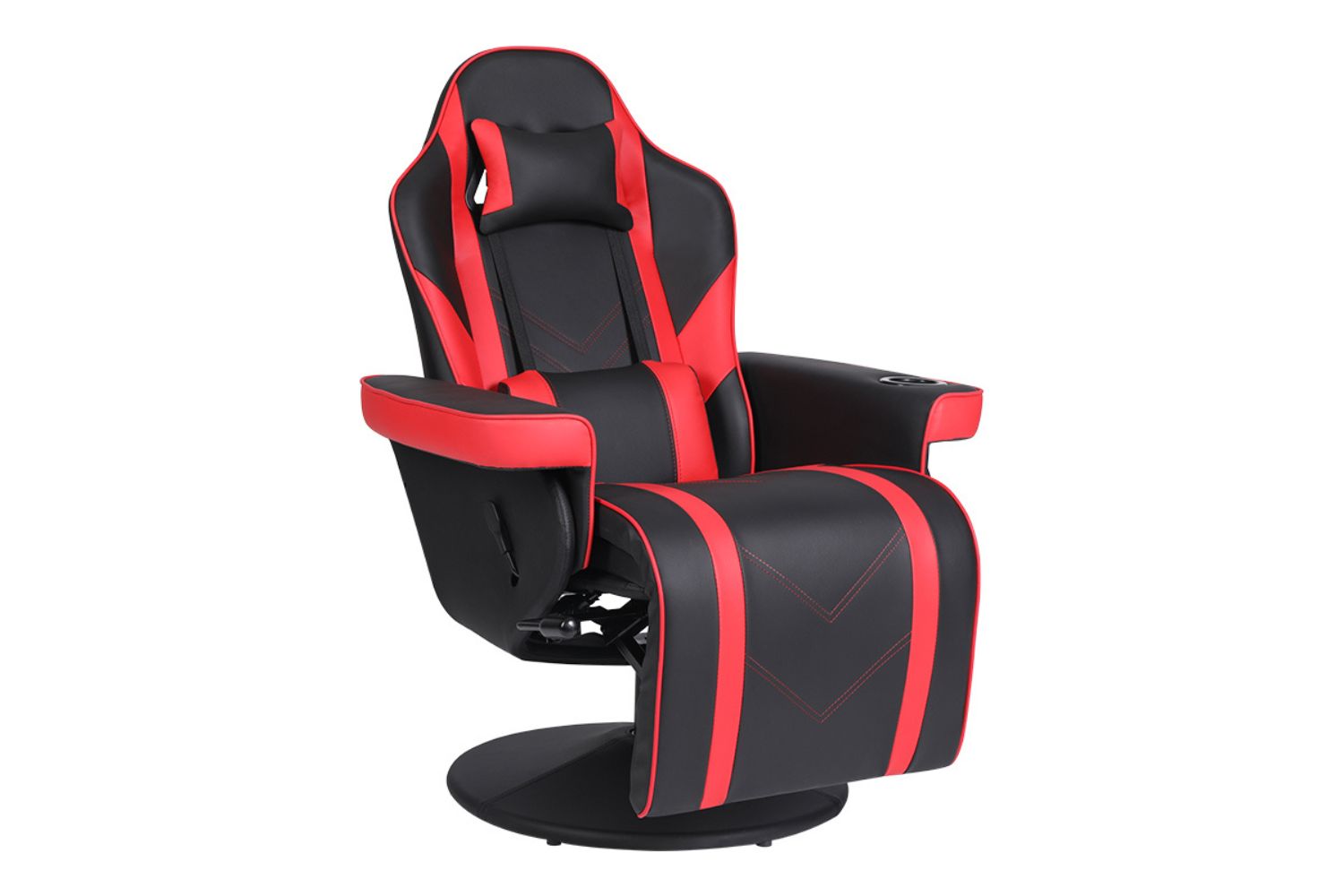 EVOLUTION 360-Degree Swivel Reclining Gaming Armchair (Red)