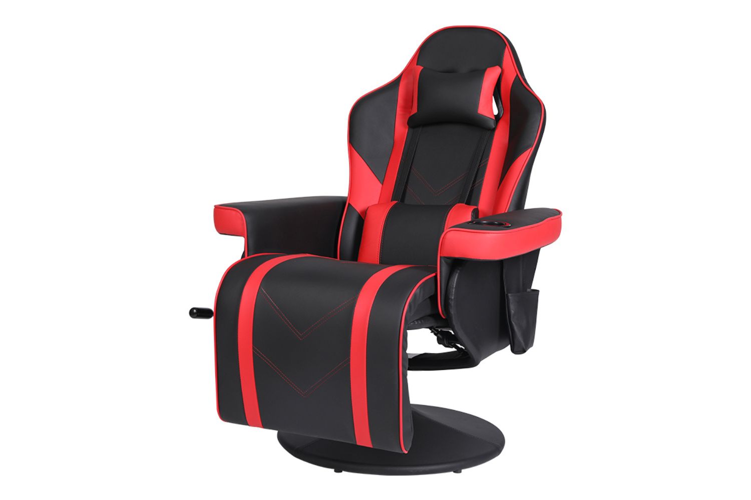 EVOLUTION 360-Degree Swivel Reclining Gaming Armchair (Red)