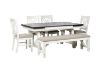 Picture of LINDOS 6PC Extension Dining Set (White)