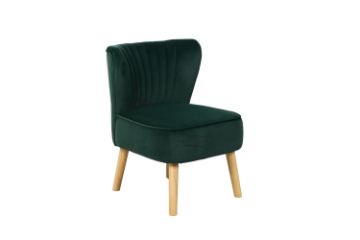 Picture of EVELYN Velvet Accent Chair (Green)