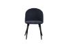 Picture of SOLIS Dining Chair with Black Metal Legs (Dark Blue) - Each