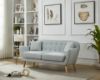 Picture of LUNA Sofa with Pillows (Light Grey) - 2 Seater