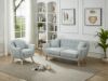 Picture of LUNA Sofa with Pillows (Light Grey) - 2 Seater