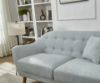 Picture of LUNA Sofa with Pillows (Light Grey) - 3+2+1 Sofa Set