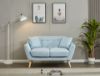 Picture of LUNA Sofa with Pillows (Light Blue) - 1 Seater