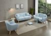 Picture of LUNA Sofa with Pillows (Light Blue) - 2 Seater
