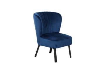 Picture of LANISTER Metal Legs  Accent Chair (Blue)