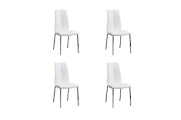 Picture of BONNIE Dining Chair (White) - 4 Chairs in 1 Carton