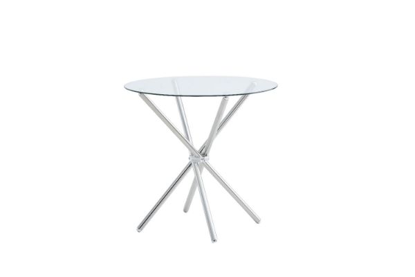 Picture of SOPHIA 80 Round Glass Top Dining Table