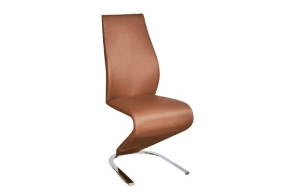 Picture of DIVA Z-Shape Dining Chair (Brown)