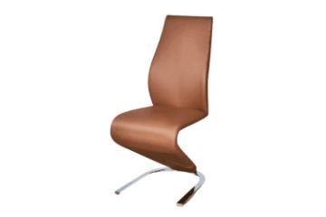 Picture of DIVA Z-Shape Dining Chair (Brown) - Each