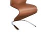 Picture of DIVA Z-Shape Dining Chair (Brown) - Each