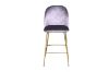 Picture of MILAN Velvet Barstool (Grey)