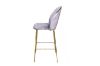 Picture of MILAN Velvet Barstool (Grey)