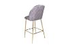 Picture of MILAN Velvet Barstool (Grey)