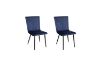 Picture of POSH Velvet Dining Chair (Blue) - 2 Chairs in 1 Carton