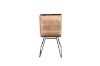 Picture of ZENITH Velvet High Back Dining Chair (Brown) - 4 Chairs in 1 Carton