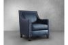 Picture of WEXFORD Air Leather Accent Chair (Navy Blue)