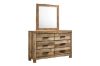 Picture of ROLAND 6-Drawer Dresser with Mirror (Natural)