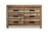 Picture of ROLAND 6-Drawer Dresser with Mirror (Natural)