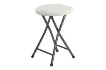 Picture of LUTI Folding Stool (White) - Each