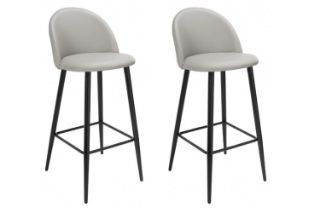 Picture of ENIGMA Barstool (Grey) - 2 Stools in 1 Carton