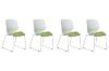 Picture of SOLACE Stackable Dining/Visitor Chair (Green) -  4 Chairs in 1 Carton