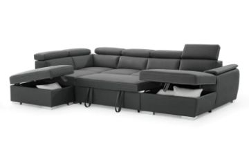 Picture of NOAH Sectional Pull Out Sofa bed (Dark Grey)