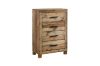 Picture of ROLAND 4-Drawer Tallboy (Natural)