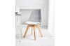 Picture of EFRON Dining Chair with White  Cushion (Clear) - Each