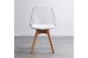 Picture of EFRON Dining Chair with White  Cushion (Clear) - Each