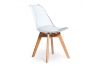 Picture of EFRON Dining Chair with White  Cushion (Clear) - Each