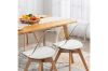 Picture of EFRON Dining Chair with White  Cushion (Clear) - 4 Chairs in 1 Carton