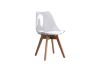 Picture of EFRON Dining Chair with White  Cushion (Clear)
