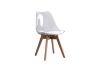 Picture of EFRON Dining Chair with White  Cushion (Clear) - Each