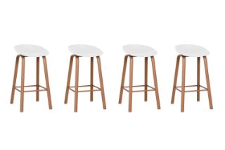Picture of PURCH 75 Barstool Metal Leg (White)  - 4 Chairs in 1 Carton