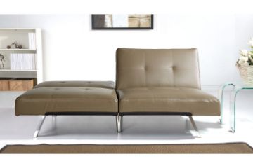 Picture of PICTON Sofabed with Split Back (Light Brown)