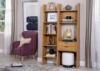 Picture of URBAN 200x60cm 2-Drawer Bookshelf Wall System (Oak Colour)