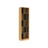 Picture of COLIN 210cmx60cm Wall System Solution Bookshelf (Oak and Grey) 